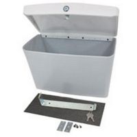 bandeja de almacenamiento ergotron styleview 97-740 con cerradura y llave gris