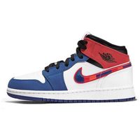 nike deportivas moda 1 mid rush blue university red para hombre