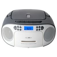radio portatil reflexion rcr2260 fm 20w pll lcd azul con agarradera