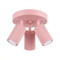 plafone rosa aluminio alt 18 cm