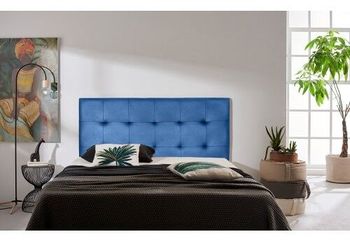 Cabecero aster polipiel azul 170