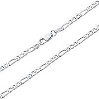cadena de plata 925 cadena figaro plata 35mm