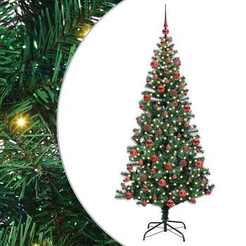 Árbol De Navidad Artificial Preiluminado Verde 180 Cm Vidaxl