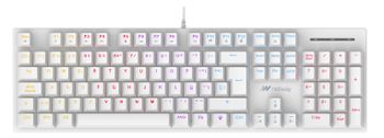 TECLADO MECANICO NETWAY GAMING XK840 BLANCO