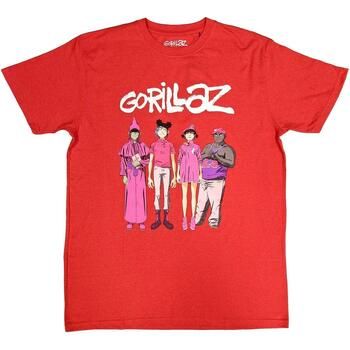 Gorillaz Tops y Camisetas Cracker Island Standing Group para hombre