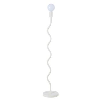 Lámpara de pie wama en metal blanco