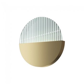 Aplique de pared led jupiter latón