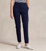 polo ralph lauren para mujer 211890343003 pantalon slim fit twill marino 40 casual algodon clasico