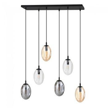 Lámpara colgante celeste mix (6 luces)