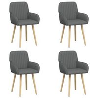 sillas de comedor 4 uds tela gris oscuro 565 x 50 x 875 cm vidaxl