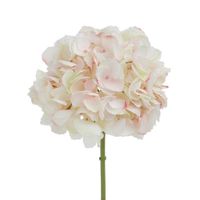 tallo de hortensia artificial blanca y rosa h48