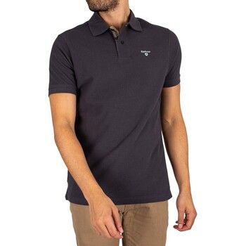 Barbour Polo Polo de piqué de tartán para hombre