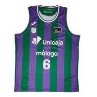 camiseta kameron taylor unicaja malaga primera equipacion liga endesa 2025 joma