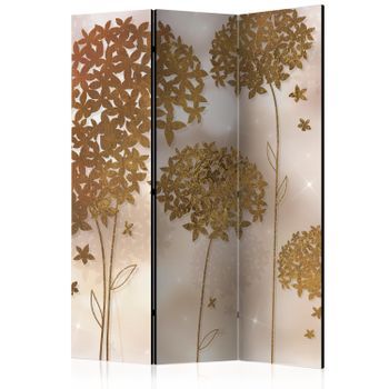 Biombo - Golden Garden (135x172 Cm)