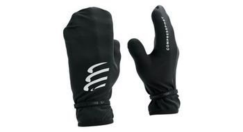Manoplas impermeables compressport hurricane negro