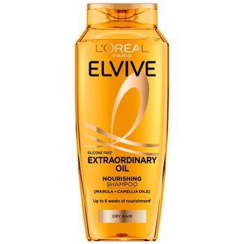 L'Oréal Paris Elvive Extraordinary Oil Nourishing Shampoo with Marula & Camellia Oils for Dry Hair 500ml