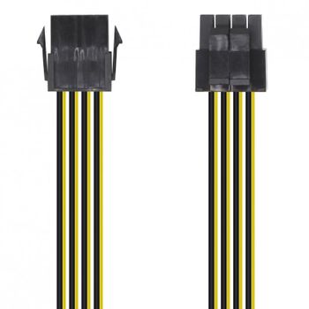 Aisens Cable de Alimentación 4+4 Pines a 8 Pines Macho/Hembra 30cm