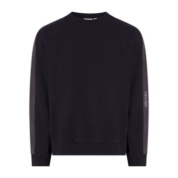 Calvin Klein Jeans. Sudadera con logo tape Negra J30J327230-BEH