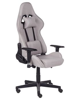 Silla gamer  gris claro