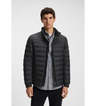 BOSS para hombre. 50549252 Chaqueta Oden2 negro (52), Casual, Poliéster