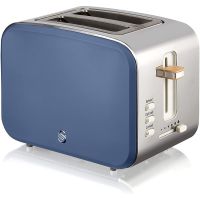 swan nordic tostadora 2 rebanadas 900w azul