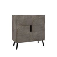 mueble multiusos de madera darien - 765 x 35 x 795 cm - marmol