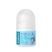 biobaza sea princess natural ingredients softening  moisturising peach  thyme deodorant roll-on for girls 30 ml