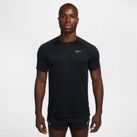 nike stride  camiseta de running hombres - negro
