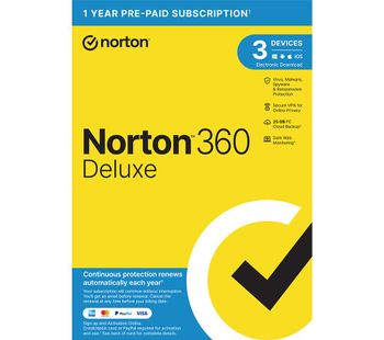 360 Deluxe 2019 - 1 year for 3 devices
