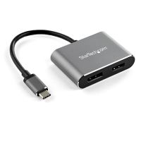 startech adaptador de video multipuertos usb-c hdmi o displayport 4k