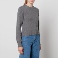 ami de coeur logo cashmere-blend jumper - xl