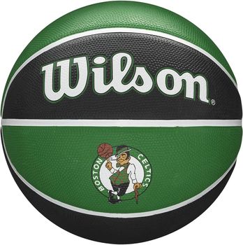 Wilson Balón de Baloncesto Boston Celtics, NBA TEAM TRIBUTE, Exterior, Caucho, Tamaño 7, Pelota Basket, Entrenamiento Partidos