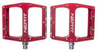 par de pedales planos neatt attack v2 xl 11 pines rojo
