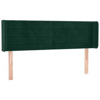 cabecero de terciopelo verde oscuro 147x16x7888 cm vidaxl