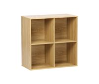 estanteria estandar 4 compartimentos roble - 70x35x70 cm