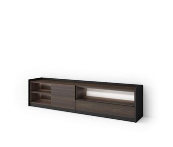 Mueble tv, televisión, muebles de salón, almacenaje, 207x37x50cm, para tv hasta 80