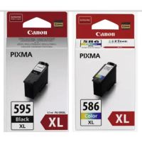 cartucho de tinta canon 7170c004 xl negro y color pack con papel fotografico