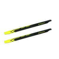 palas principales de fibra de carbono de 420 mm para helicoptero rc de clase 420