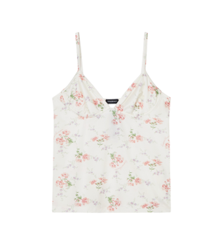 Emporio Armani para mujer. EW001944_AF19035 Camiseta Micro blanco (XS), Homewear, Poliamida, Sin mangas / Tirantes