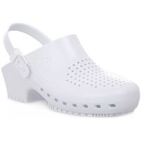 calzuro zuecos s bianco cinturino para mujer