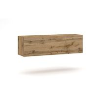 pequeno mueble de almacenamiento colgante never en roble wotan 140cm