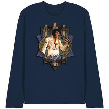 Elvis Presley Camiseta manga larga Aloha From Hawaii para hombre