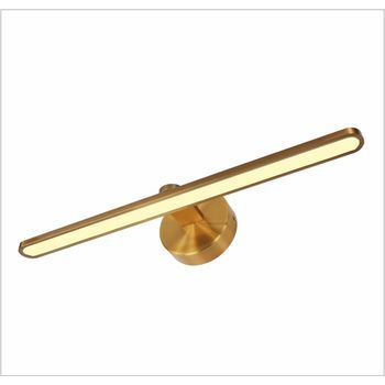 Aplique Led, 14w, Tono De Luz Neutro 3000k. 50cm,acabado Bronce