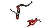 hope xcr pro x2 disc break   delantero rojo negro latiguillo