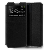 cool funda flip cover liso nergro para samsung galaxy s20