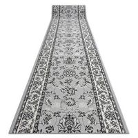 alfombra de pasillo bcf morad klasyk clasico gris 60 cm 60x640 cm