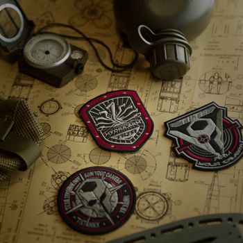 Parches tácticos de moda Tilta, charreteras, edición conmemorativa, logotipo de TILTA, logo de HYDRA, logotipo de cámara del brazo