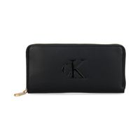calvin klein billeteras mujer - negro talla os