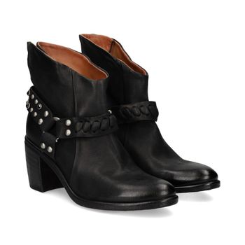 A.s.98 Botines Con Tacón Mujer - Negro Talla 39
