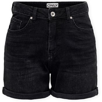 Only Short Noos Josephine Shorts - Washed Black para mujer